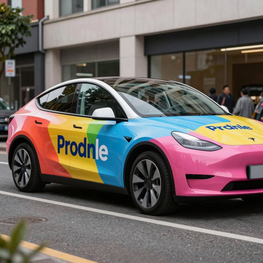 Vibrant Custom Car Wrap