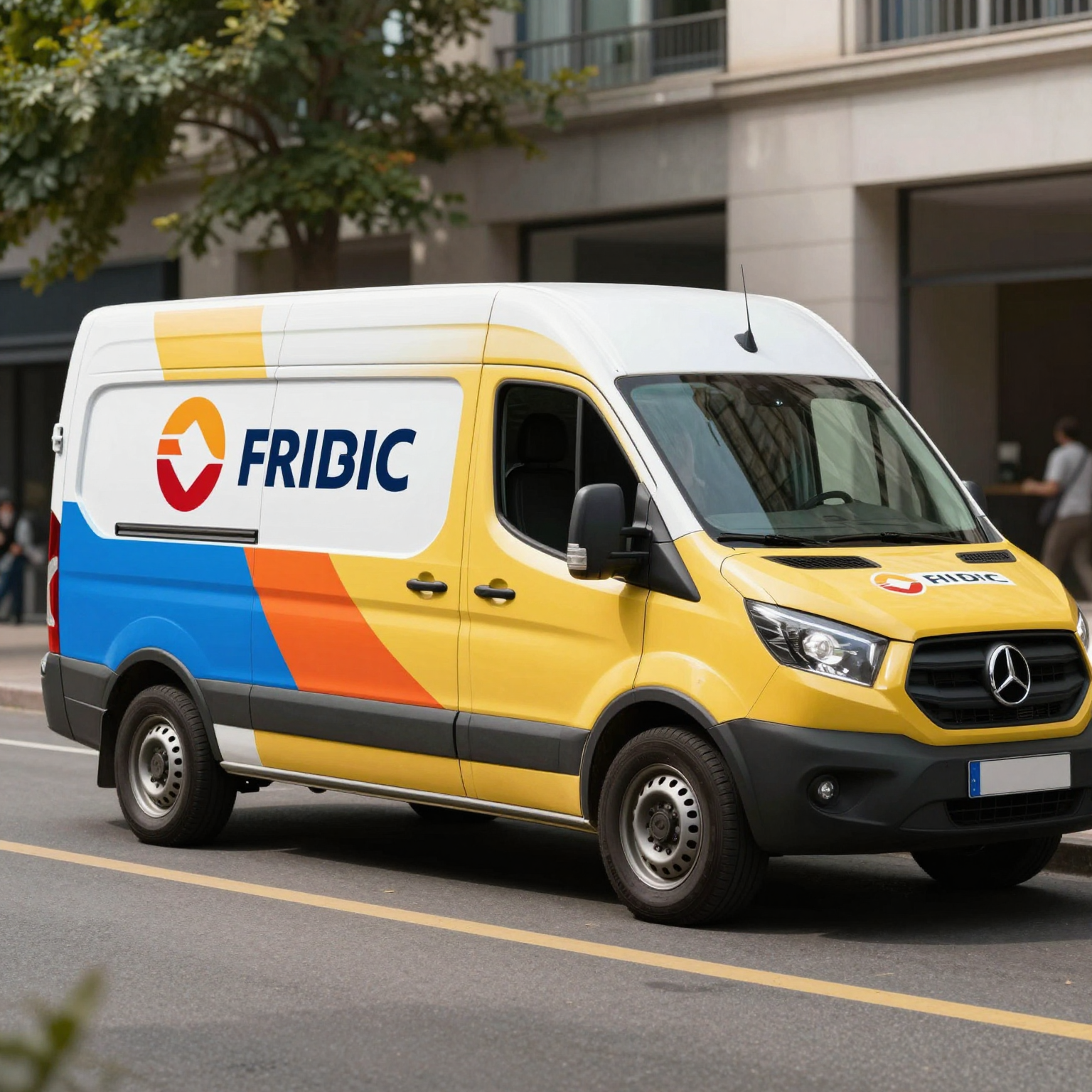 Custom Car Wrap on a Delivery Van