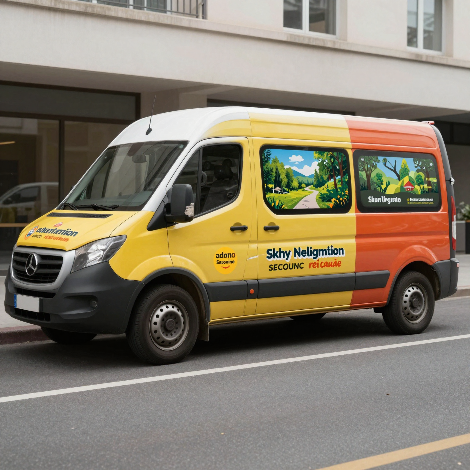 Example of a well-designed vehicle wrap showcasing business branding
