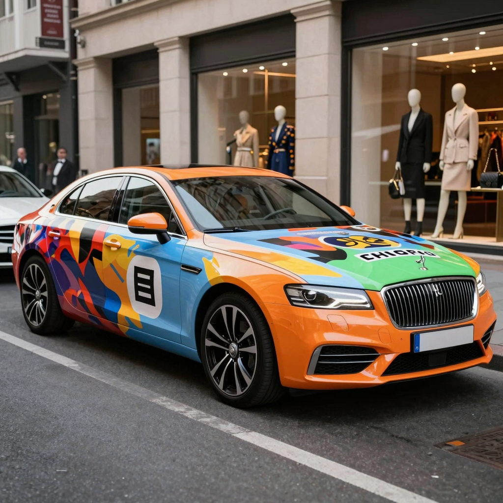 Luxury Car Wrap Example