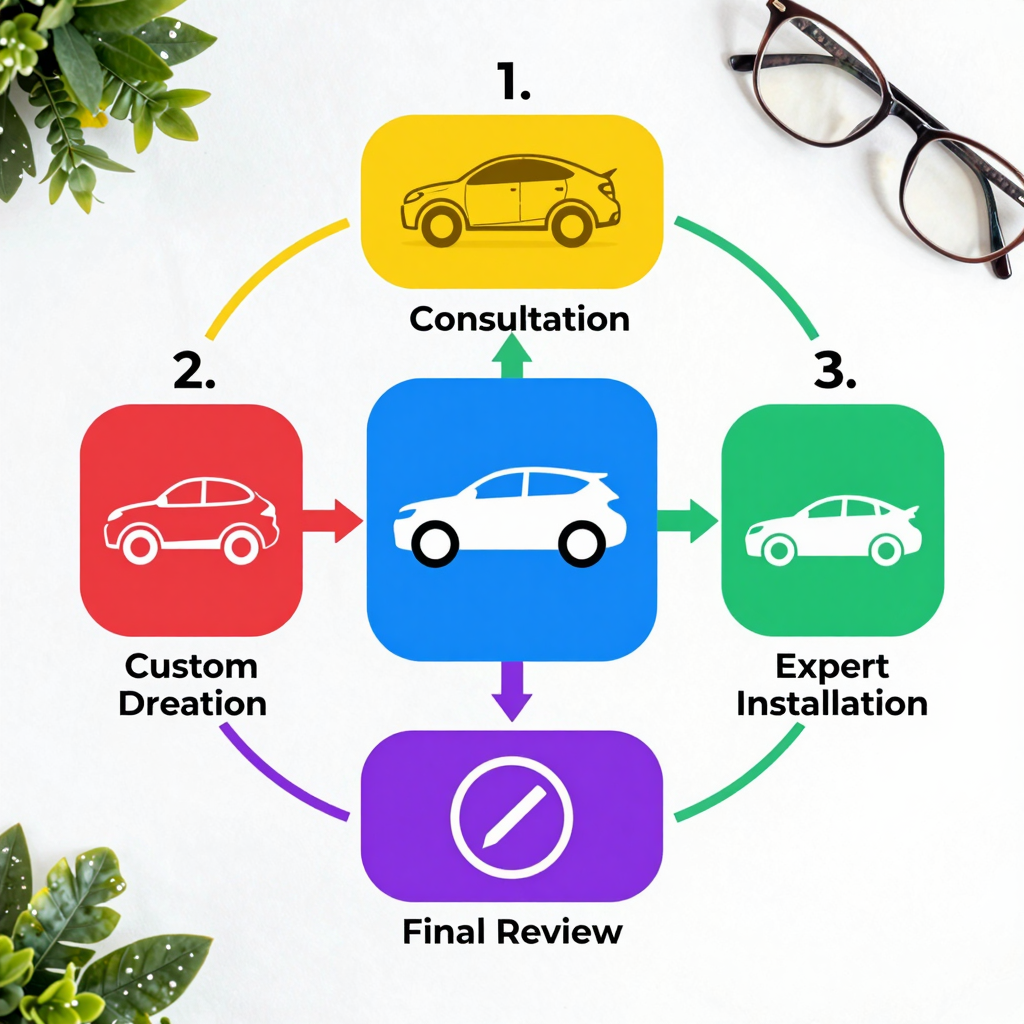 Car Wrap Design Process Flow