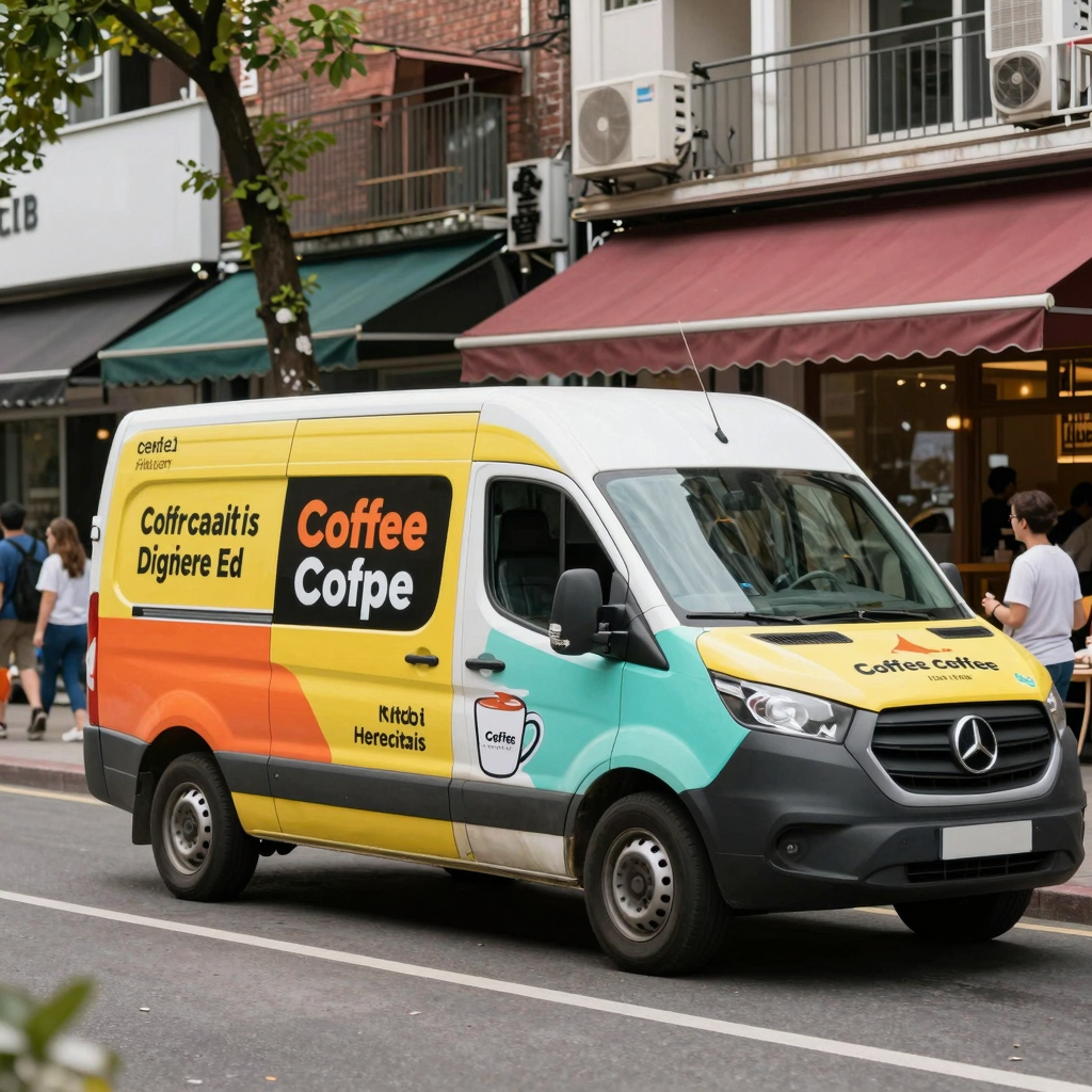 Café Delights Delivery Van