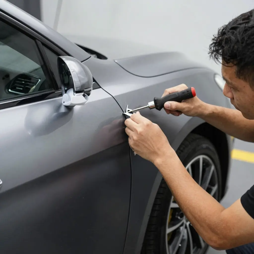 Car Wrap Installation