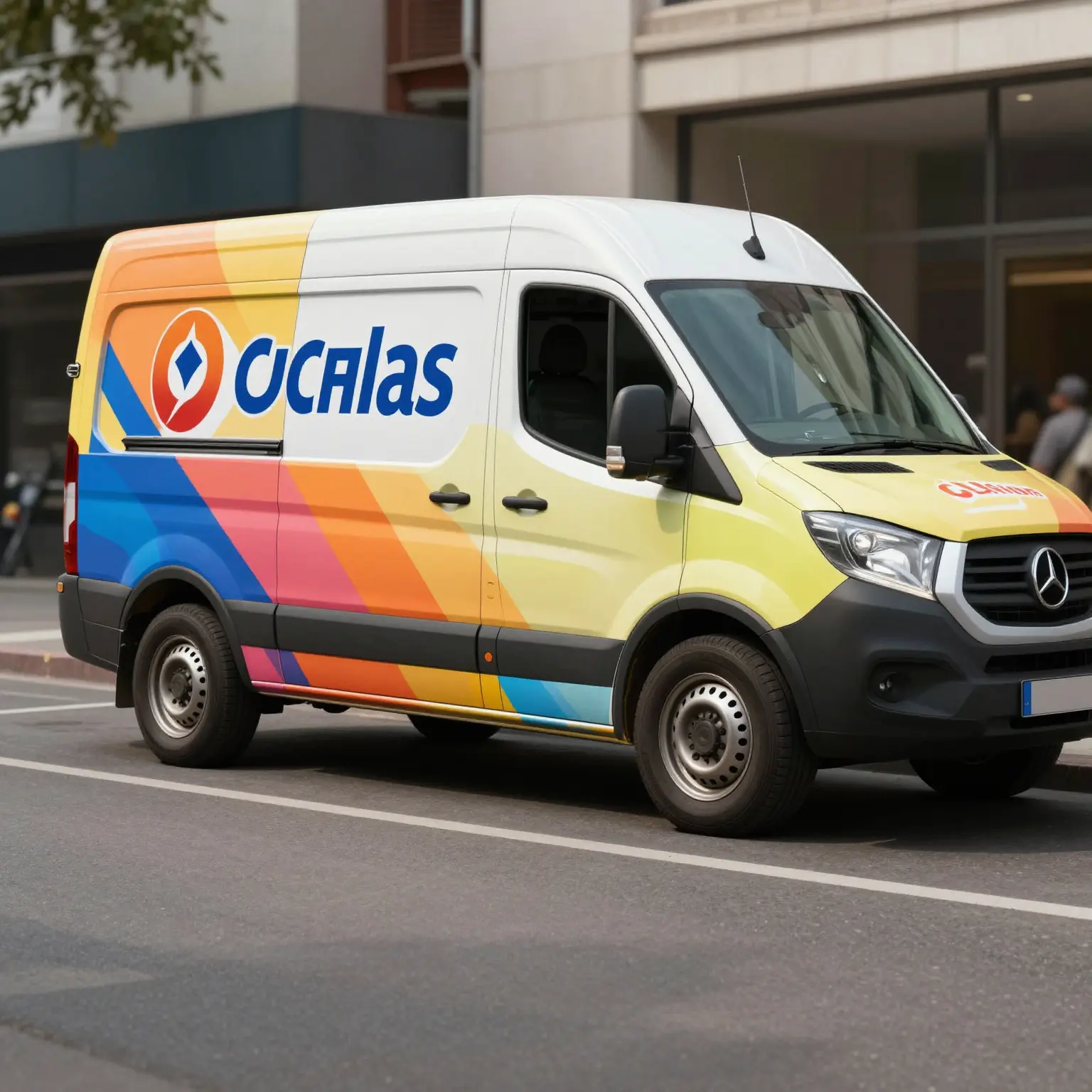 Well-designed vehicle wrap showcasing creativity and branding potential