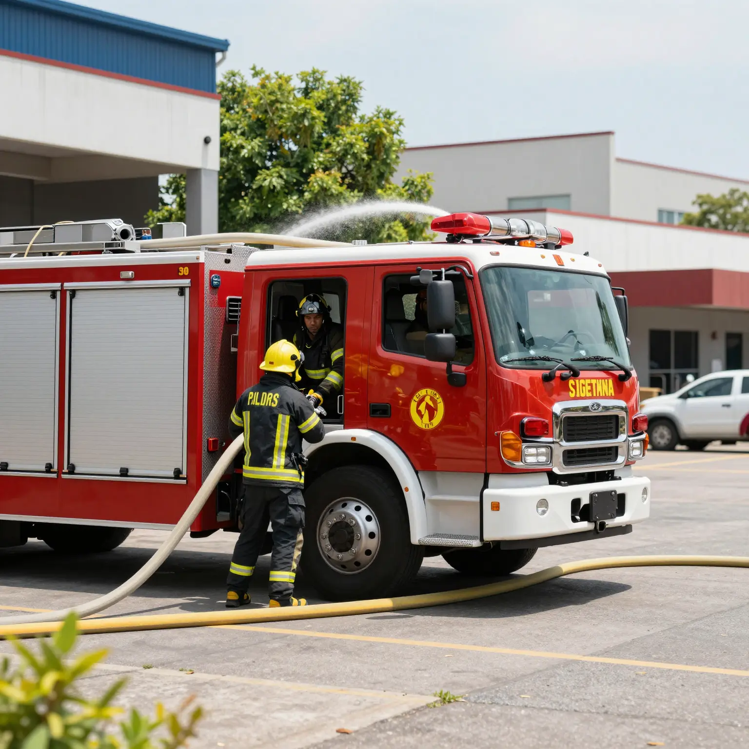 Fire Truck in Action