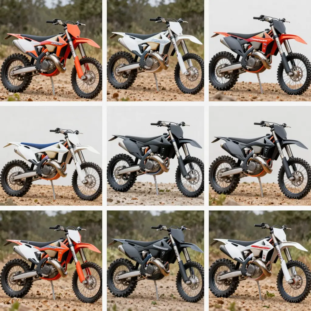 Matte Dirt Bike Graphics