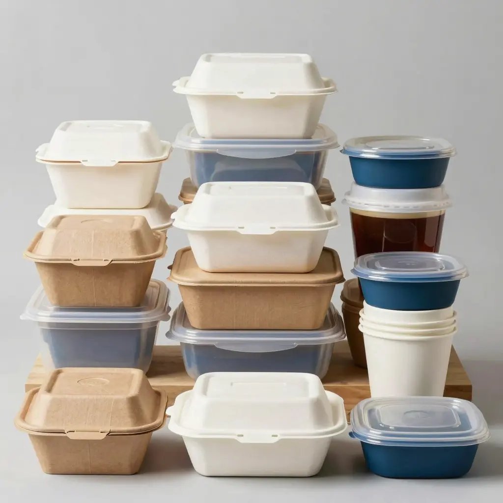 Recyclable Plastic Food Containers